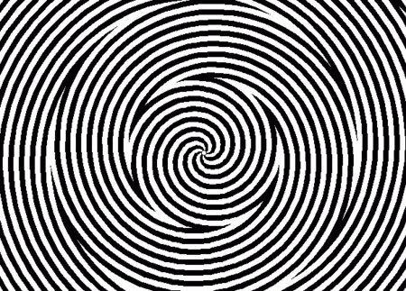 Ok, look at the center of this spinning thing for about 30 seconds, then quickly look away to the top of your screen and watch the wavy goodness!