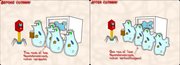 Homestarmecia, before and after cutaway