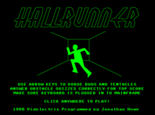 The upcoming game from Videlectrix! It has amazing graphics! Coming out in 1989!