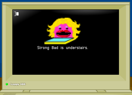 File:Strong Bad is understairs.png