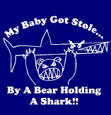 Image:Bear holding shark T-shirt close.PNG