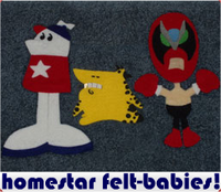 homestar felt-babies!