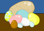 "So I got a lot of eggs, and I keep 'em in the couch."