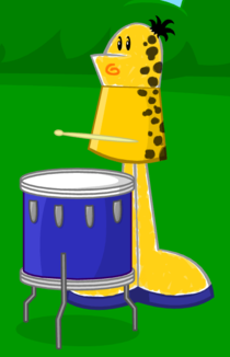 "I can play the drum!"