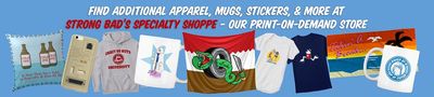 Additional apparel, mugs, stickers, & more