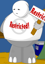 "A-restricted!"