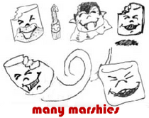 many marshies!!