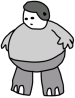 Introducing Sickly Sam, the human cannonball!