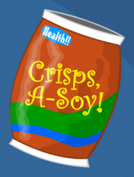 "Homestar, can you pass the soy crisps?"